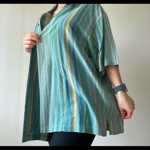 Tommy Bahama Button Up Colorful Shirt - Picture 2 of 3